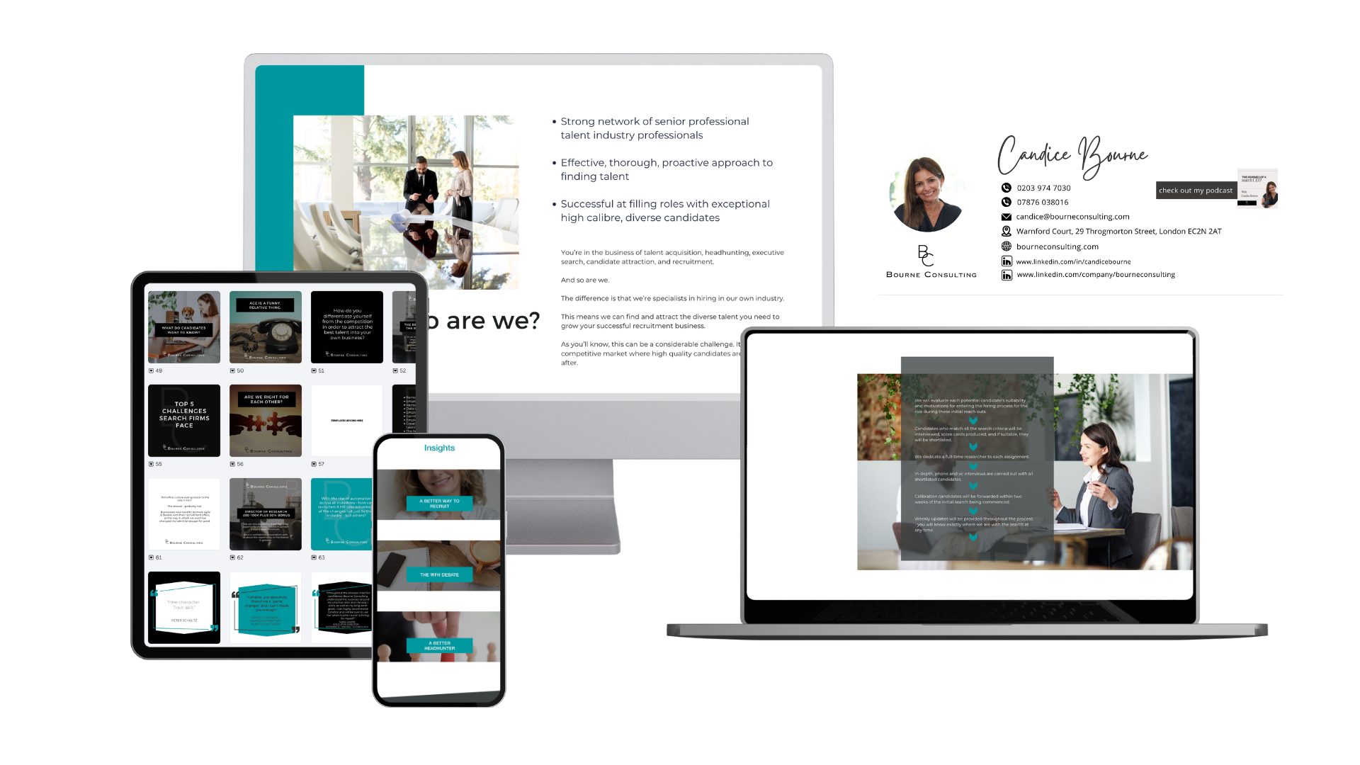 Bourne Consulting brand work
